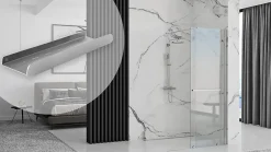 Rea ETAGÈRE DE SALLE DE BAIN SF03-450 45CM BRUSH STEEL