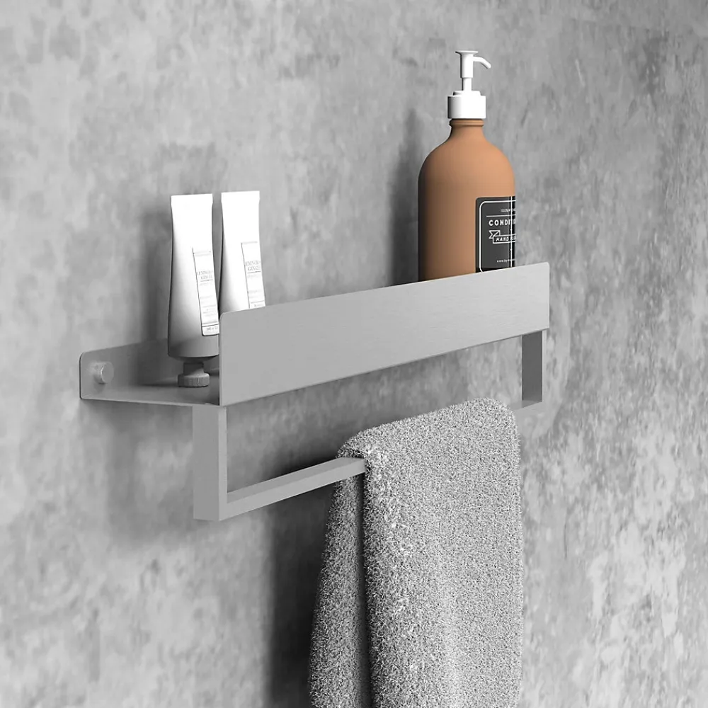 Rea ETAGÈRE DE SALLE DE BAIN SF01-450 45CM BRUSH STEEL