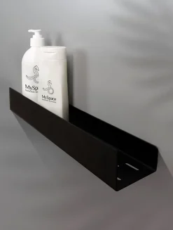 Etagère Salle De Bains|Rea ETAGÈRE DE SALLE DE BAIN SF04-600-B BLACK