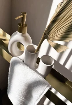 Etagère Salle De Bains|Rea ETAGÈRE DE SALLE DE BAIN SF02-600-BG BRUSH GOLD