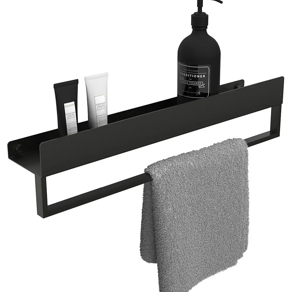Meuble De Salle De Bains Faible Profondeur|Etagère Salle De Bains|Rea ETAGÈRE DE SALLE DE BAIN SF01-600-B BLACK