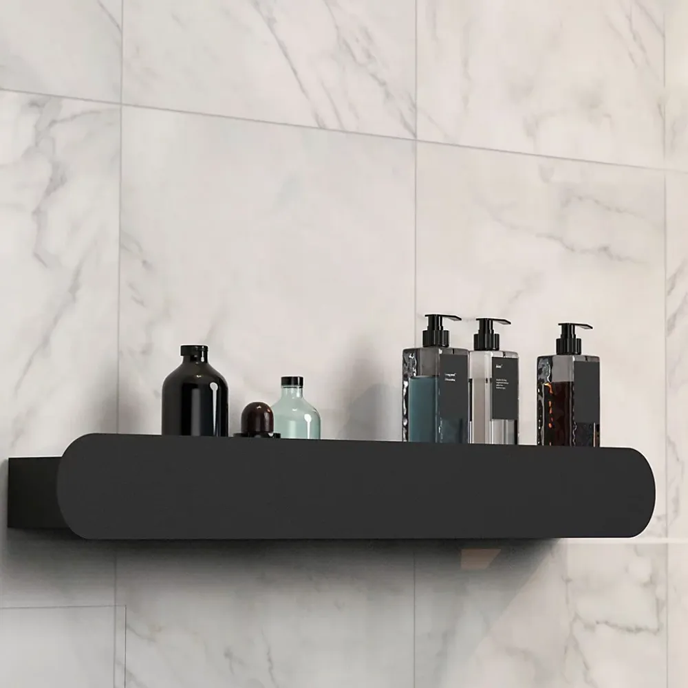 Etagère Salle De Bains|Rea ETAGÈRE DE SALLE DE BAIN SF03-600-B BLACK
