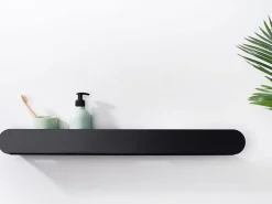 Etagère Salle De Bains|Rea ETAGÈRE DE SALLE DE BAIN SF03-600-B BLACK
