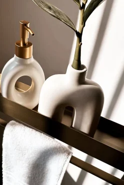 Etagère Salle De Bains|Rea ETAGÈRE DE SALLE DE BAIN SF01-450-BG BRUSH GOLD
