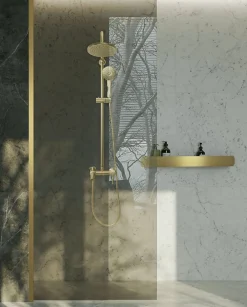 Etagère Salle De Bains|Rea ETAGÈRE DE SALLE DE BAIN SF03-450-BG BRUSH GOLD