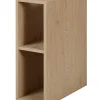Furnidea Etagère de salle de bain suspendue SIMPLE chêne clair 20 cm