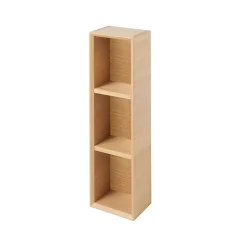 Etagère Salle De Bains|GoodHome Etagère de salle de bains Avela placage chêne 20 cm