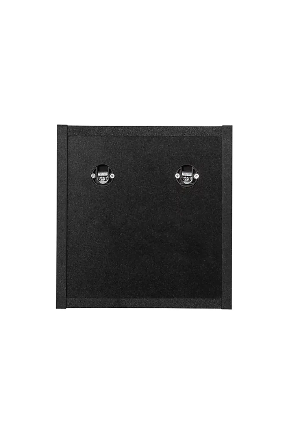 Furnidea Etagère haut de salle de bain suspendue NOVA NOIR 27 x 28 cm