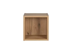 Etagère Salle De Bains|Furnidea Etagère haut de salle de bain suspendue NOVA OAK 27 x 28 cm
