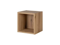 Etagère Salle De Bains|Furnidea Etagère haut de salle de bain suspendue NOVA OAK 27 x 28 cm