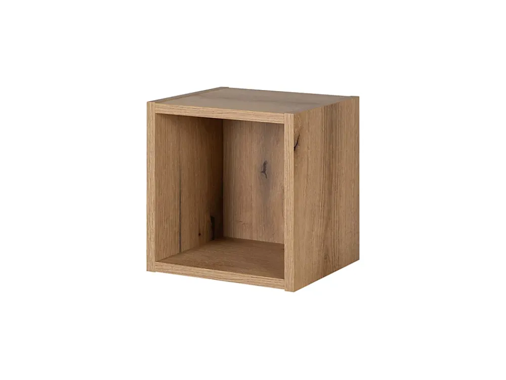Etagère Salle De Bains|Furnidea Etagère haut de salle de bain suspendue NOVA OAK 27 x 28 cm