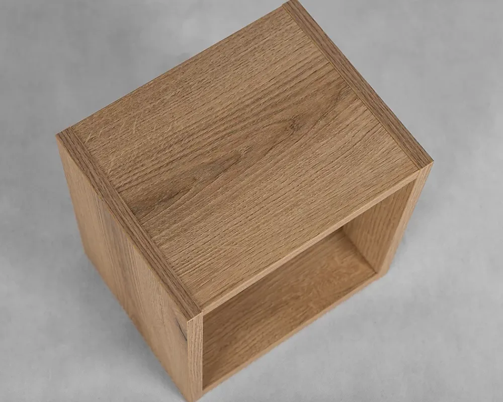 Etagère Salle De Bains|Furnidea Etagère haut de salle de bain suspendue NOVA OAK 27 x 28 cm
