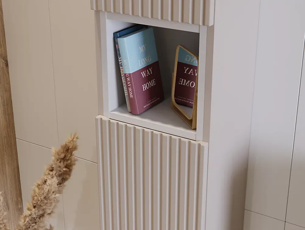 Etagère Salle De Bains|Furnidea Etagère haut de salle de bain suspendue NOVA CACHEMIRE 27 x 28 cm