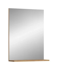 Miroir Simple|Chb Collection Eteka - Miroir (L/H/P : 60x79x18 cm) en imitation blanc