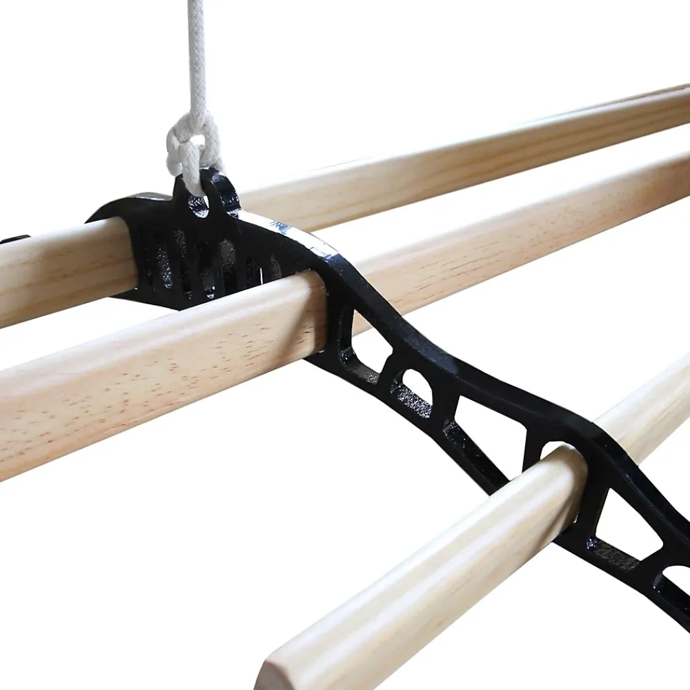 MonsterShop Etendoir à Linge Suspendu - Noir - 2m