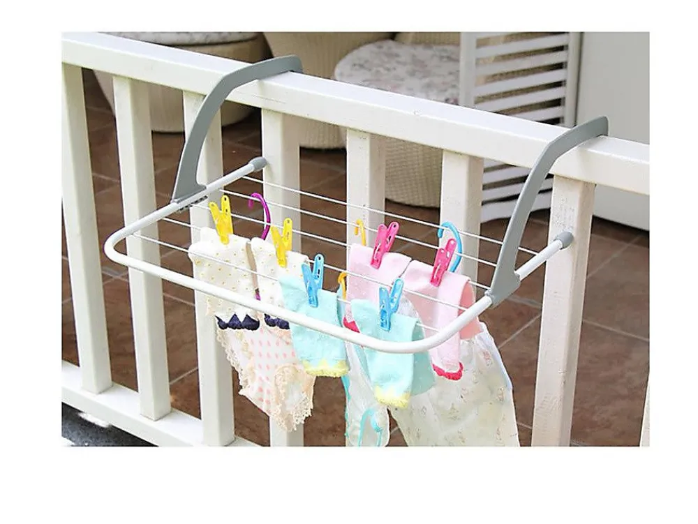Etendoir À Linge|Jardimobilideco Etendoir Sèche-linge pour balcon 50x15x29 cm plastique