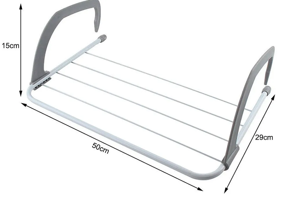 Etendoir À Linge|Jardimobilideco Etendoir Sèche-linge pour balcon 50x15x29 cm plastique