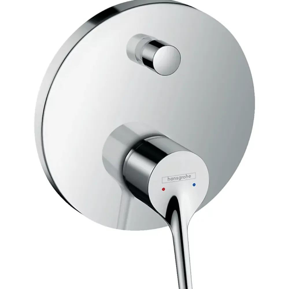 Robinet De Douche|Hansgrohe Façade mitigeur bain douche encastré 2 sorties Talis S chromé