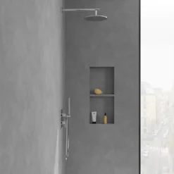 Robinet De Douche|Villeroy & Boch Façade thermostatique 2 voies VILLEROY ET BOCH Conum Chrome + corps encastré