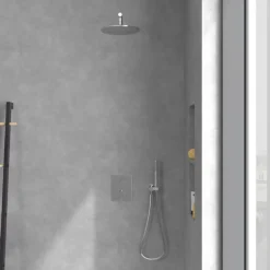 Robinet De Douche|Villeroy & Boch Façade thermostatique 2 voies VILLEROY ET BOCH Conum Chrome + corps encastré