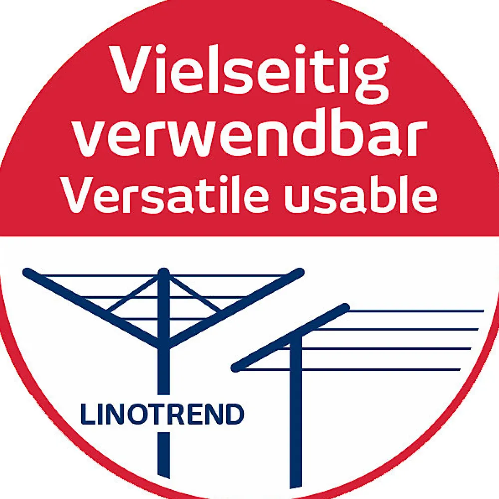 Leifheit Fil à linge universel 62 m bleu