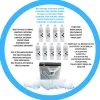 Nashi Flacon moussant 0,5 L MIWOO pour toilette, pack neuf unités