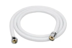 Pommeau De Douche, Flexible Et Barre De Douche|GoodHome Flexible de douche blanc PVC 1,75 m