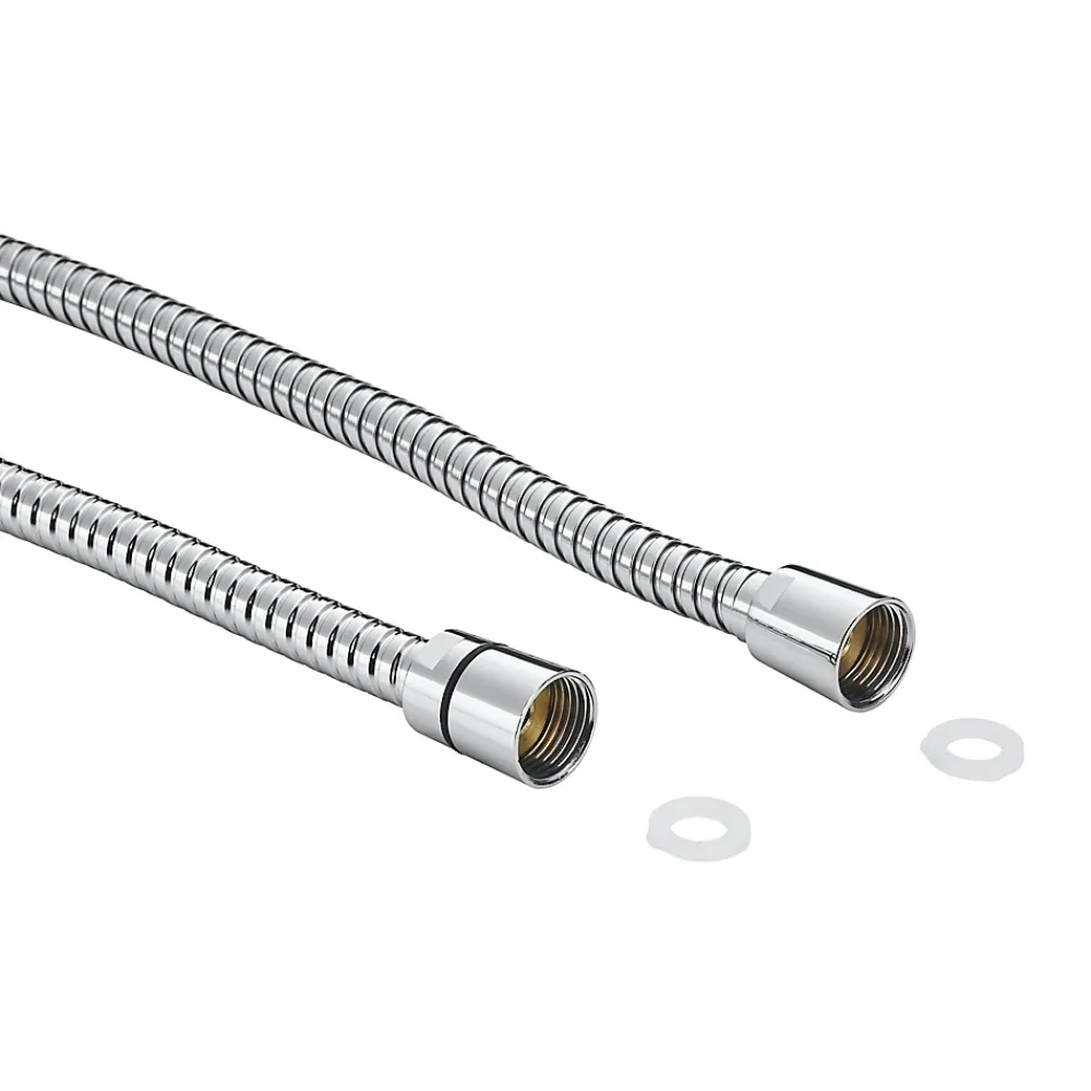 GoodHome Flexible de douche inox chromé 1,5 m