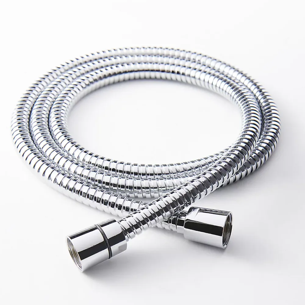 GoodHome Flexible de douche inox chromé 1,5 m