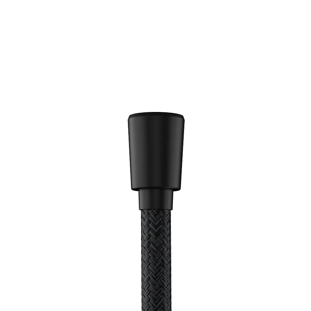 Hansgrohe Flexible de douche 2m anti-torsion noir mat DesignFlex