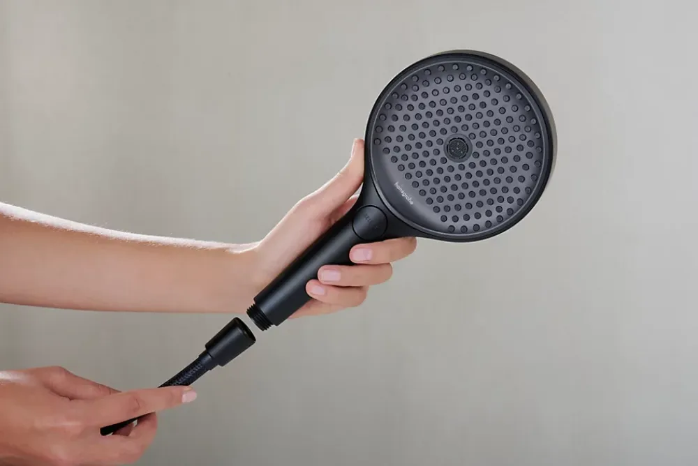 Hansgrohe Flexible de douche 1,6m anti-torsion noir mat DesignFlex