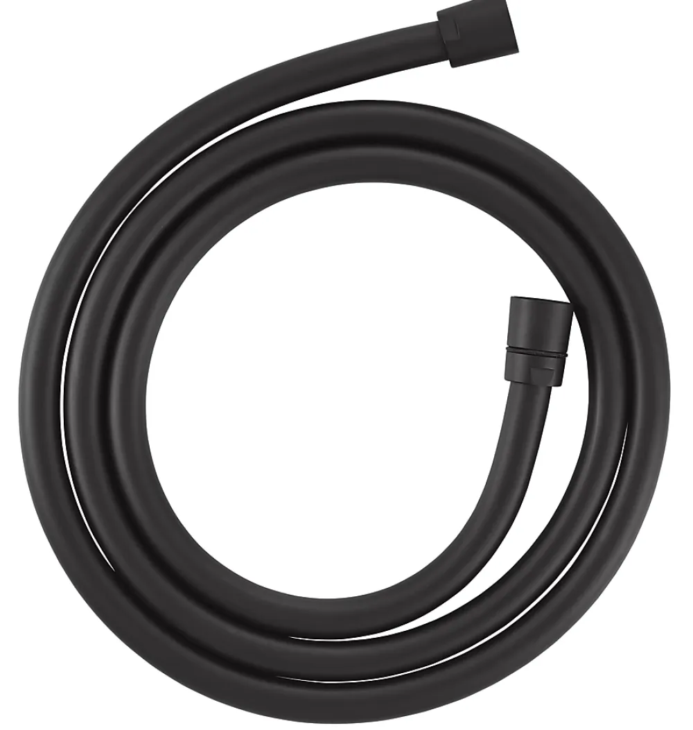 GoodHome Flexible de douche noir PVC 1,75 m