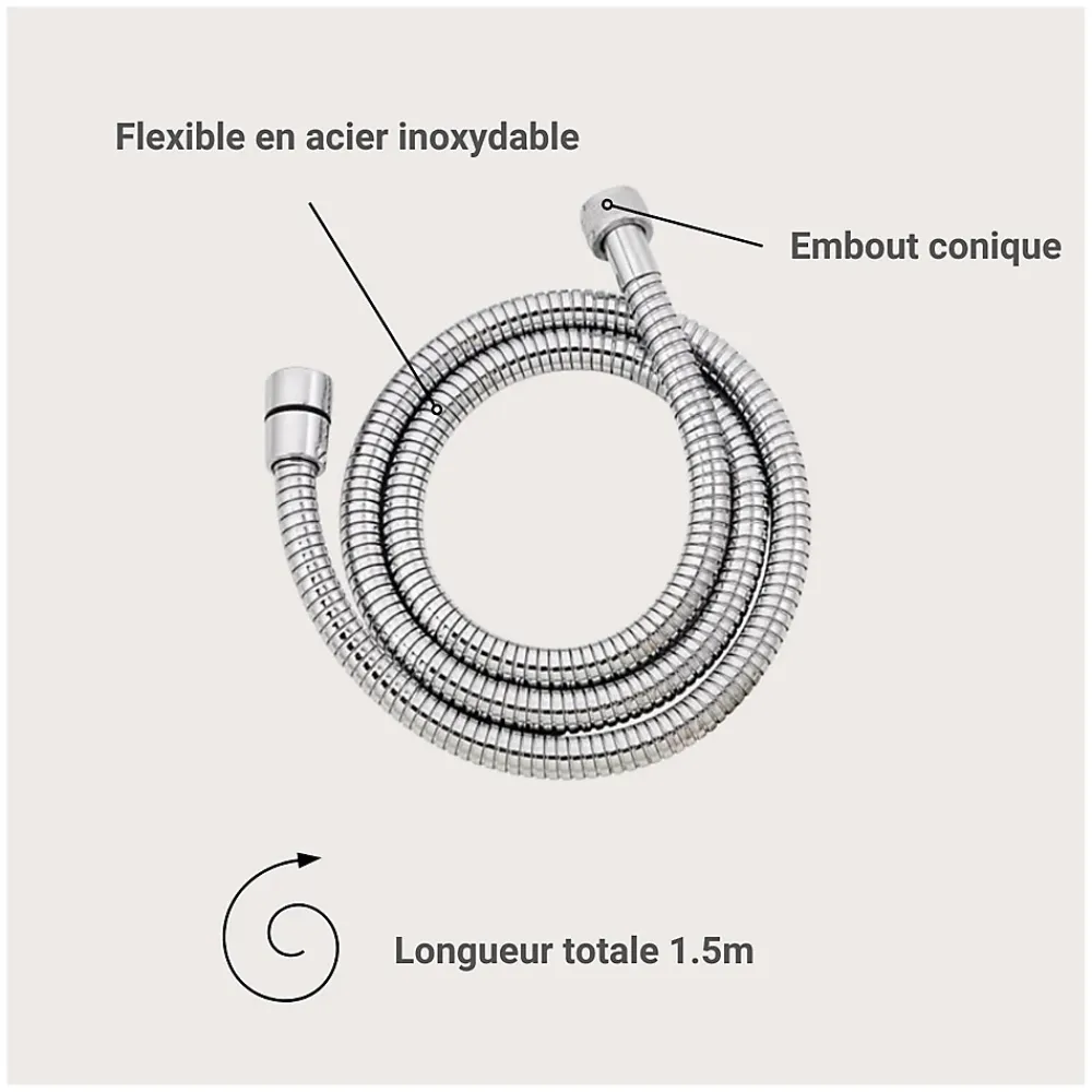 Mob-In Flexible en acier inoxydable AXON