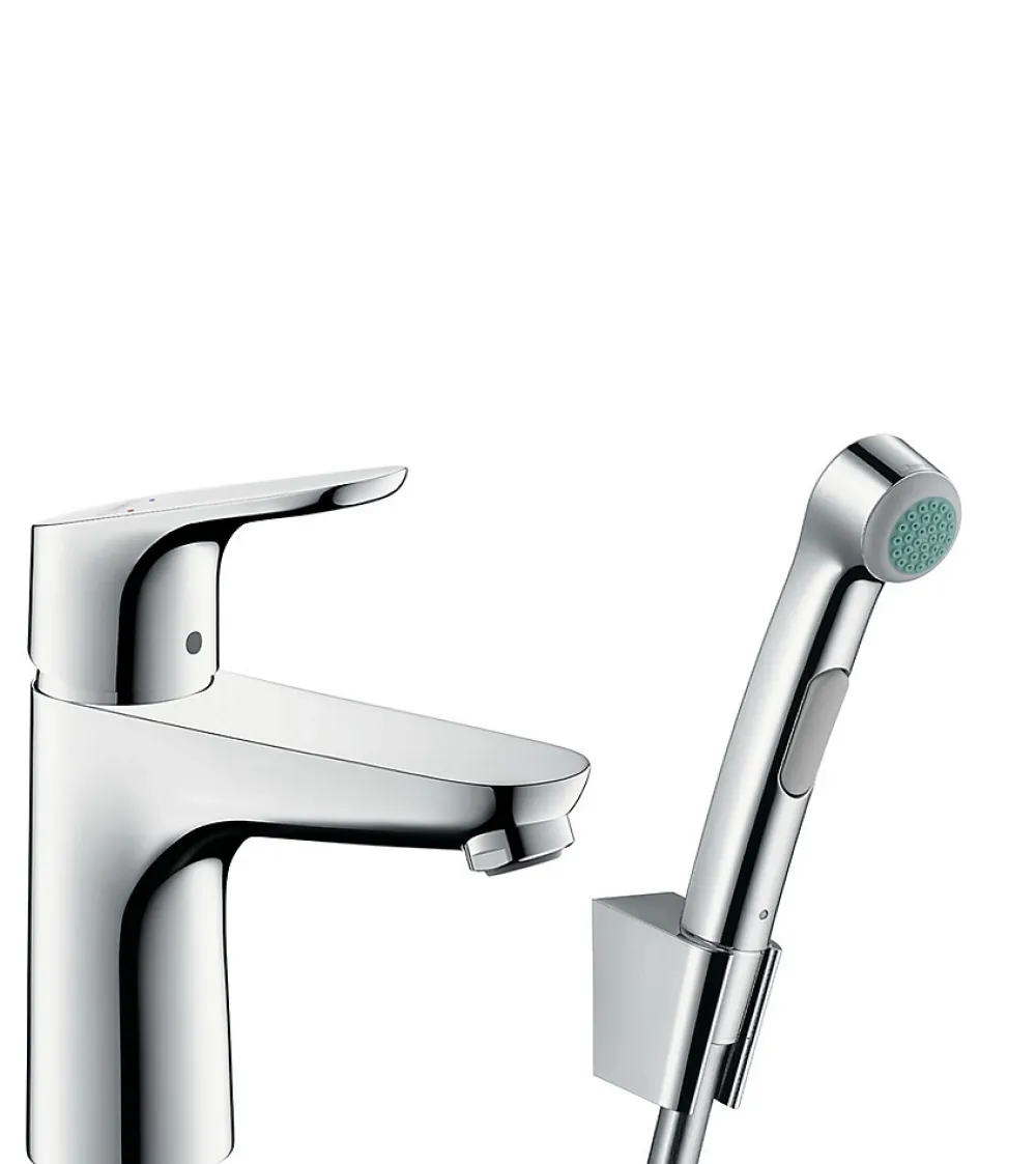 Hansgrohe Focus Set bidette, bonde Push-Open, chromé (31927000)