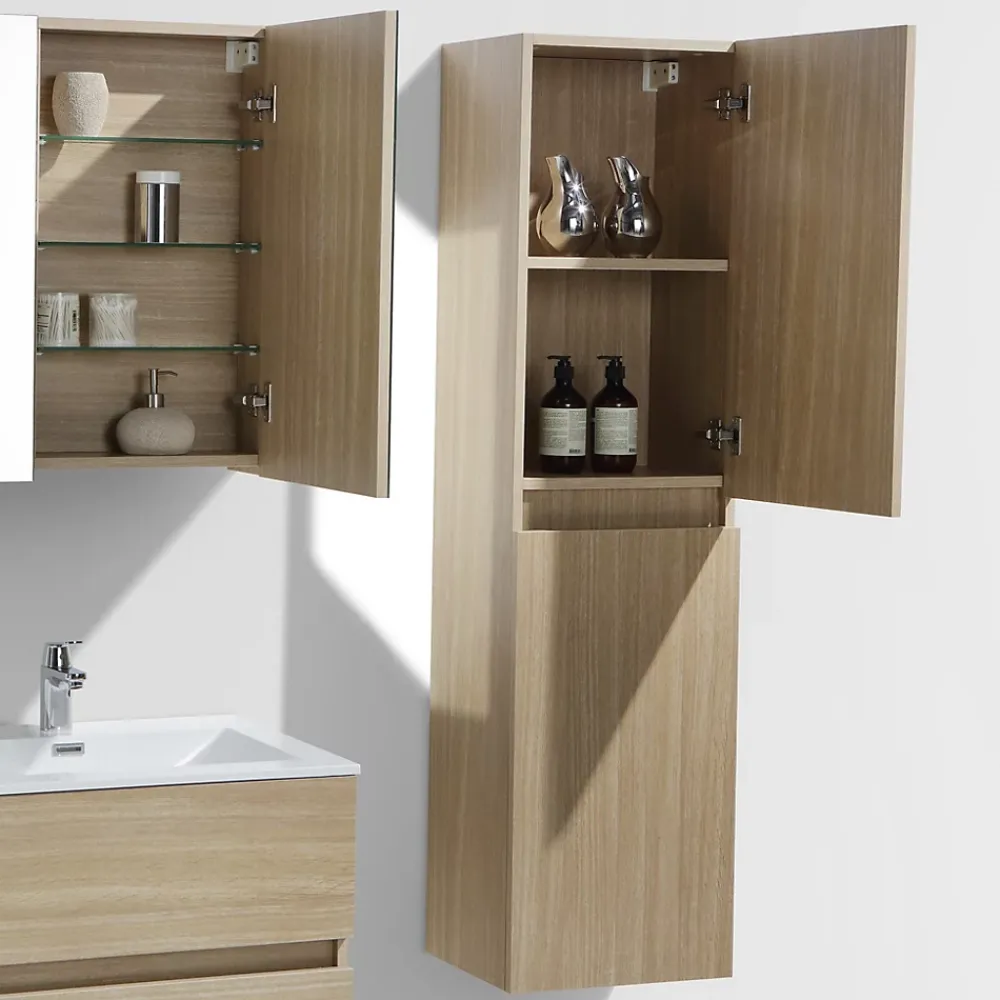 Stano Grande armoire de rangement SIENA hauteur 150 cm chêne clair