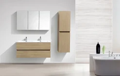 Stano Grande armoire de rangement SIENA hauteur 150 cm chêne clair