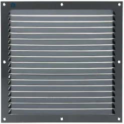 Renson Grille à persienne 436 largeur 250mm hauteur 100mm époxy blanc RAL 9010 - - 10867