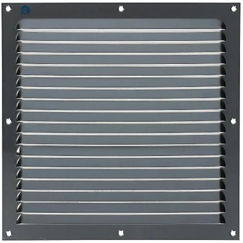 Renson Grille à persienne 436 largeur 250mm hauteur 100mm époxy blanc RAL 9010 - - 10867