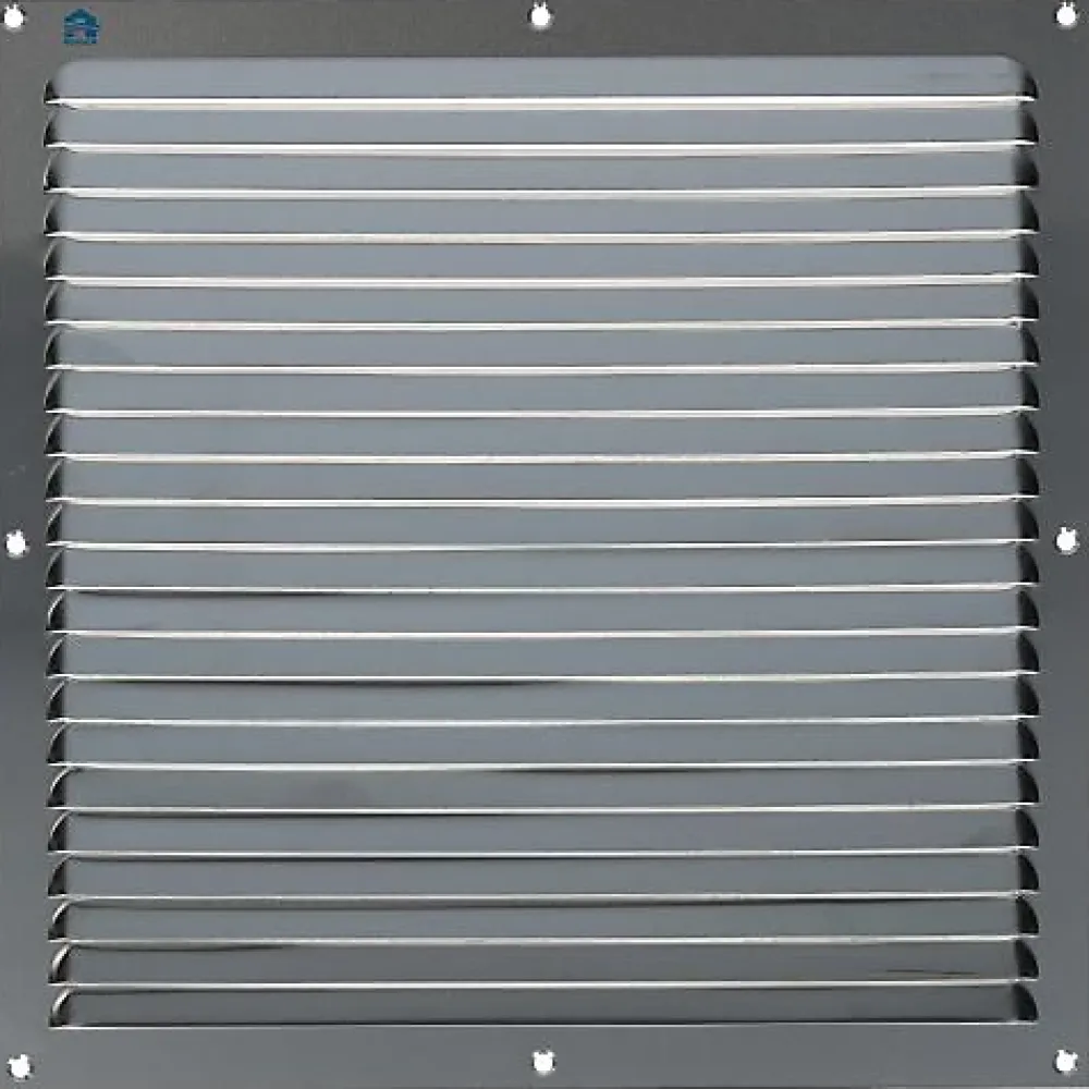 Renson Grille à persienne 436 largeur 250mm hauteur 100mm époxy blanc RAL 9010 - - 10867