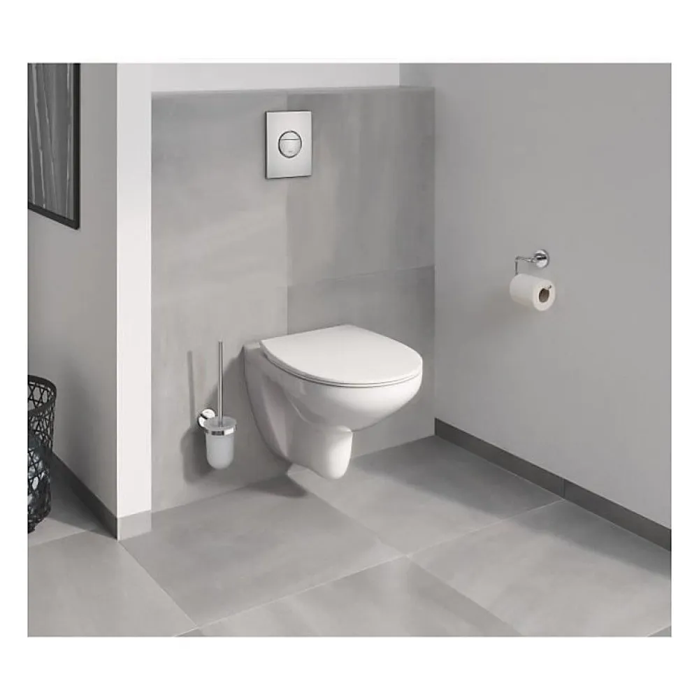 Wc Suspendu|Grohe - Cuvette WC suspendue Bau Ceramic - Porcelaine vitrifiée - Rimless - Chasse 3 6 litres