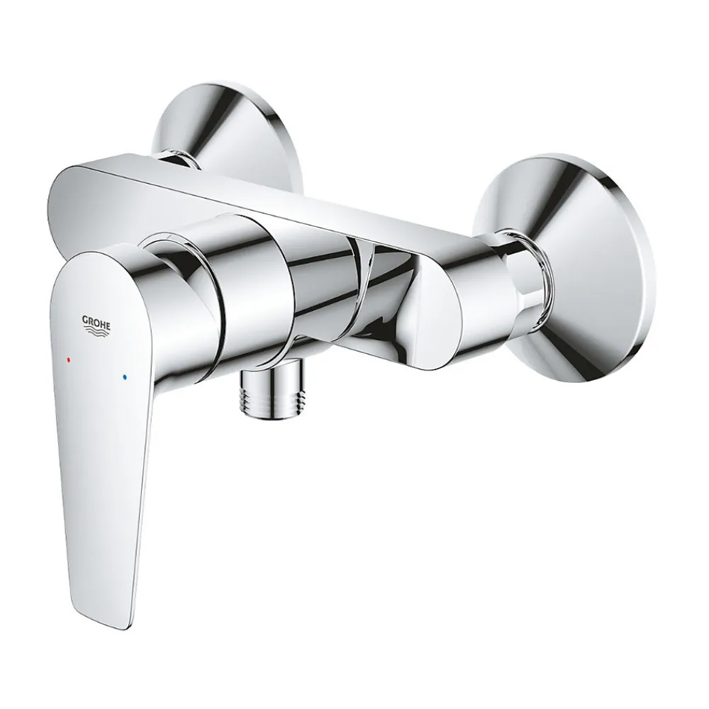 Robinet De Douche|Grohe BauEdge Mitigeur Monocommande Douche, Chrome (23913001)
