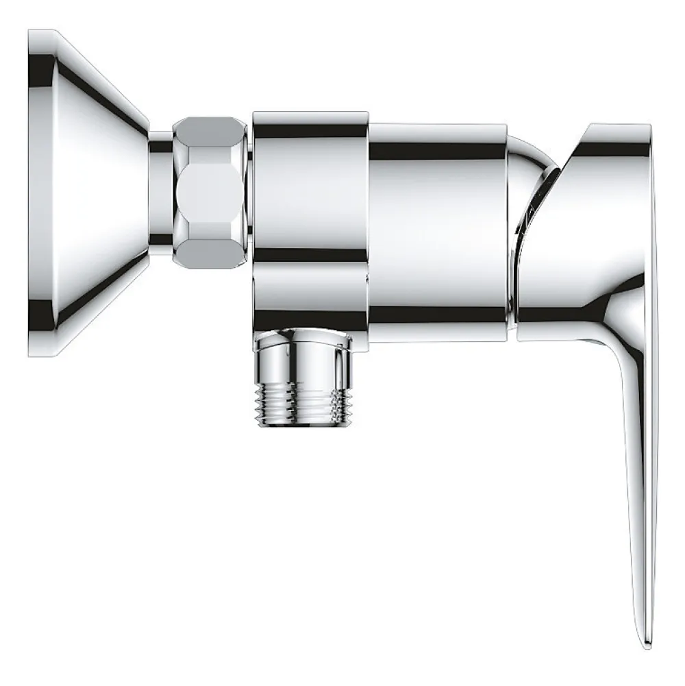 Robinet De Douche|Grohe BauEdge Mitigeur Monocommande Douche, Chrome (23913001)
