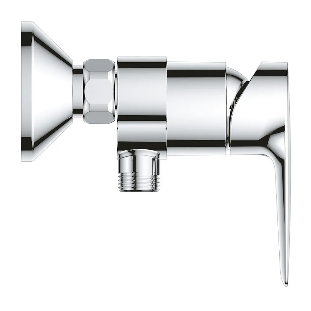 Robinet De Douche|Grohe BauEdge Mitigeur Monocommande Douche, Chrome (23913001)