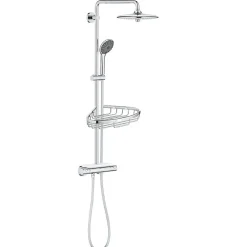 Colonne De Douche Thermostatique|Grohe Colonne douche Vitalio + Porte savon Bau Cosmopolitan