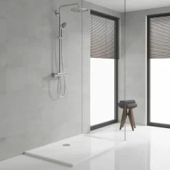 Colonne De Douche Thermostatique|Grohe Colonne douche Vitalio + Porte savon Bau Cosmopolitan