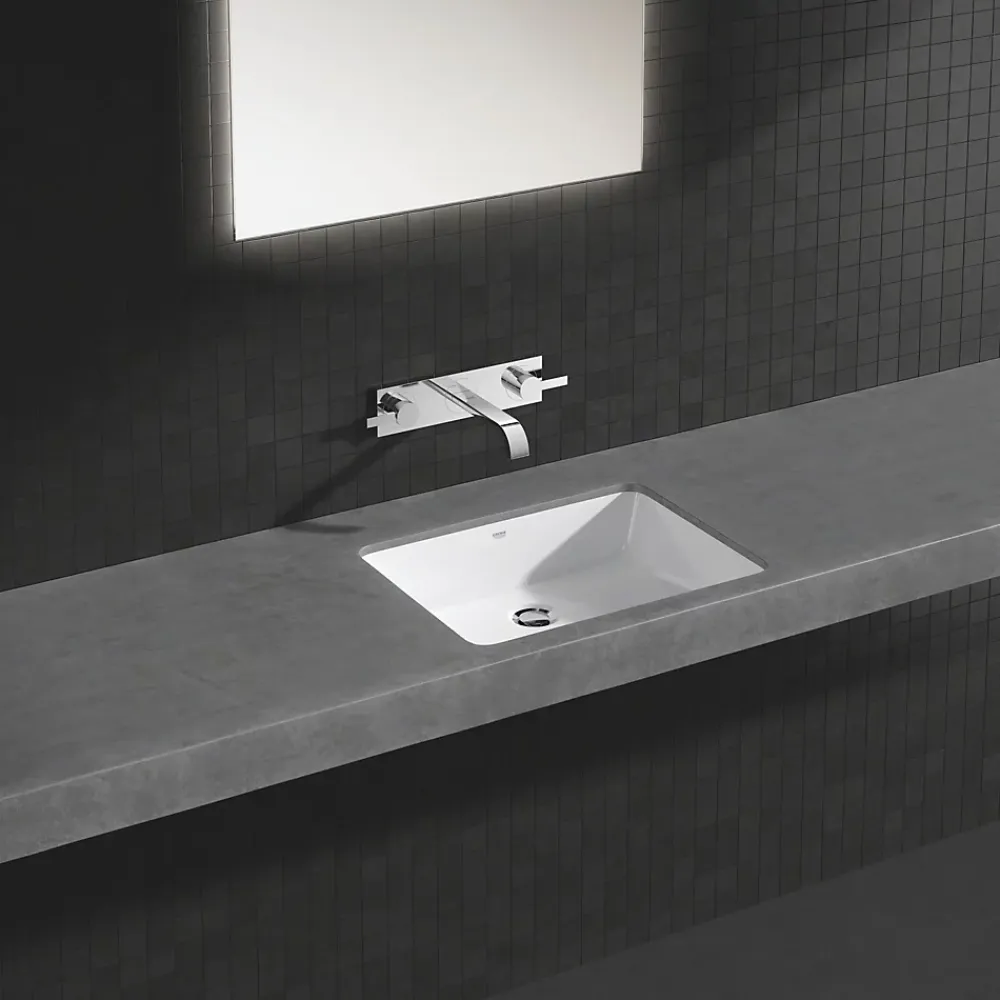 Vasque À Encastrer|Grohe Cube Ceramic vasque à encastrer par dessous 50 cm, blanc (G3948000H)