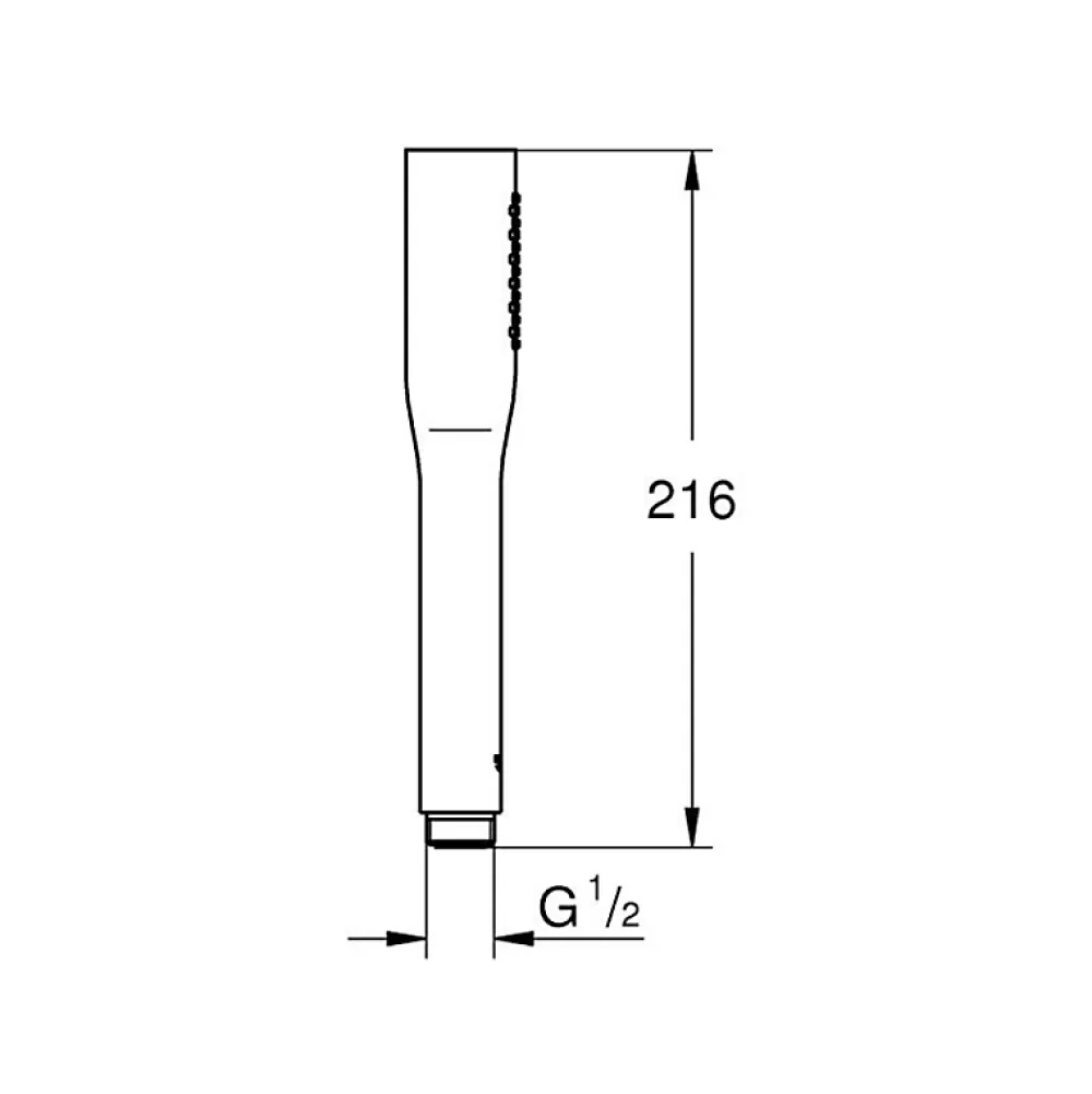 Grohe Douchette 1 jet Euphoria Cosmopolitan avec flexible