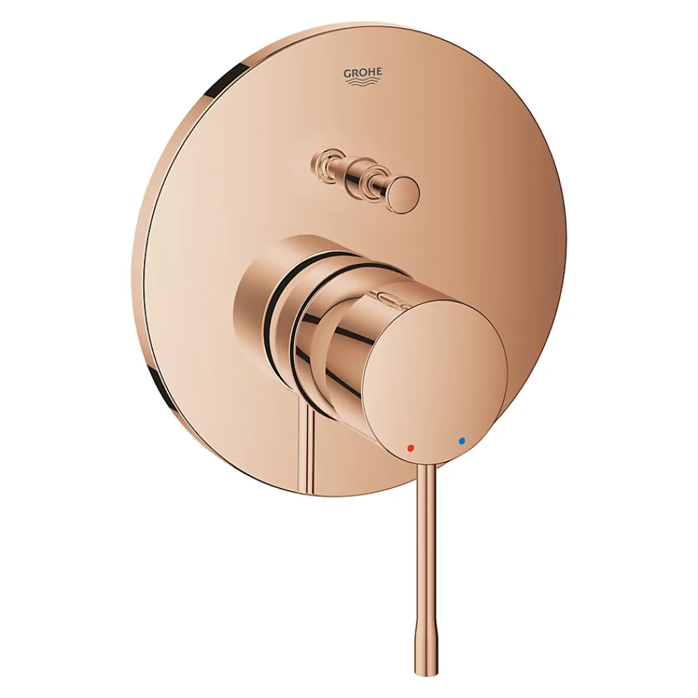 Grohe Essence mitigeur monocommande 2 sorties avec inverseur, cuivre (G24058DA1)