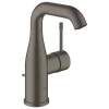 Robinet Lavabo Et Vasque|Grohe Essence Mitigeur monocommande taille M avec tirette et vidage, cartouche en céramique, Hard graphite brossé (24173AL1)