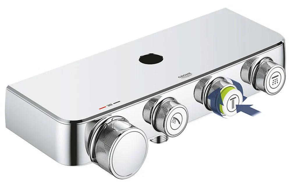 Colonne De Douche Hydromassante|Grohe Euphoria SmartControl System 310 Duo Colonne de douche thermostatique (26507000)
